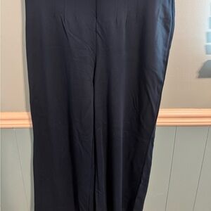 Slim Factor Blue Wide-Leg Pants